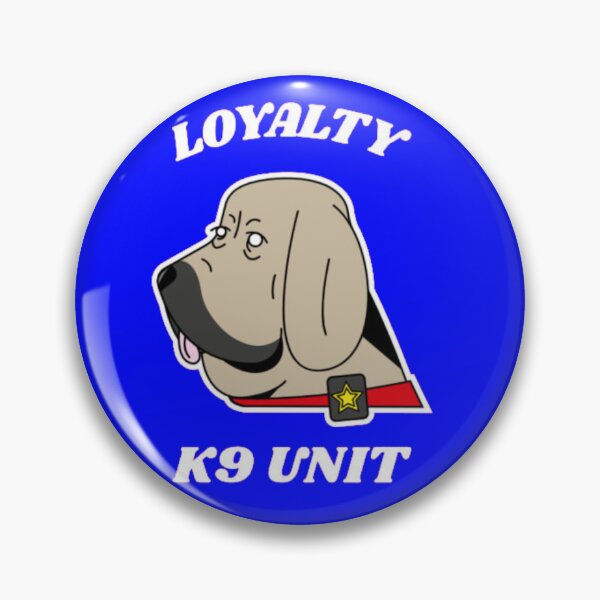 Item preview, Loyalty K9 Unit - Funny Bloodhound Mastiff Dog Officer Art designed and sold by GenZFashion000.
