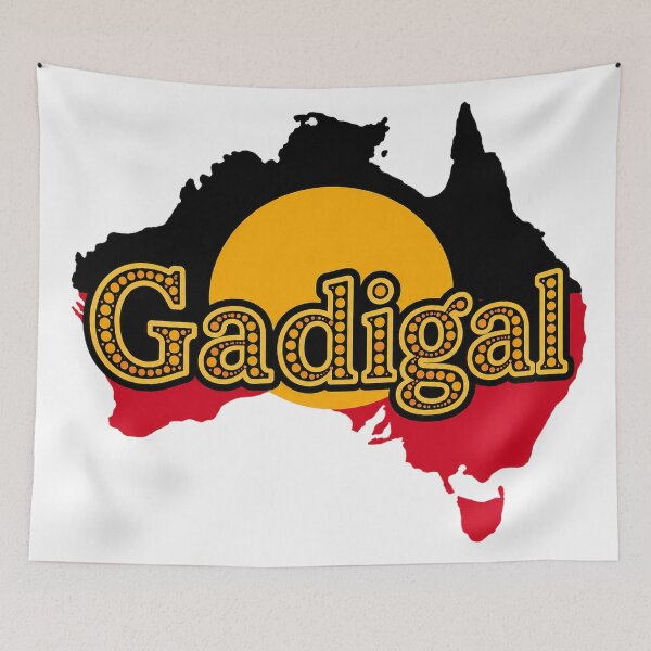 Item preview, Gadigal Country – Indigenous-Inspired Australian Map Art designed and sold by Indigenous-Aus.