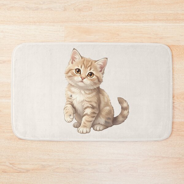 Item preview, Cute Ginger Kitten Clipart | Adorable Baby Cat PNG | Kawaii Pet Illustration for Stickers, Sublimation & Print on Demand designed and sold by MCV-Designs.