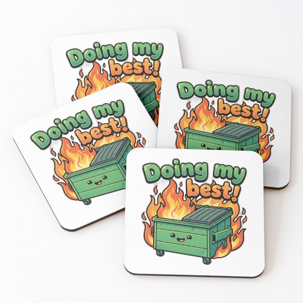Item preview, Doing My Best Dumpster Fire Kawaii Sarcastic designed and sold by ryanguas.