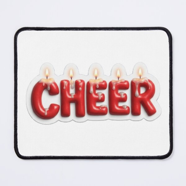 Item preview, Cheer Birthday Party Red Candle Sticker Tee gifts designed and sold by Love & Papercraft ⭐️⭐️⭐️.