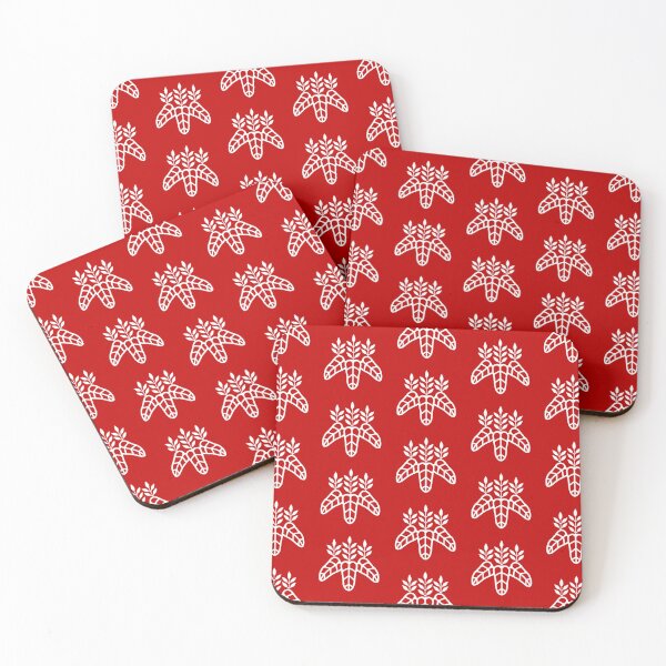 Item preview, Taiko Kiri Toyotomi Hideyoshi Samurai Emblem White Red Tile / Japanese Crest  designed and sold by 戦国まーけっと SENGOKU MARKET.