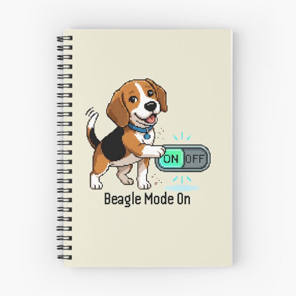 Item preview, Beagle Mode On designed and sold by TeeHee Puns.