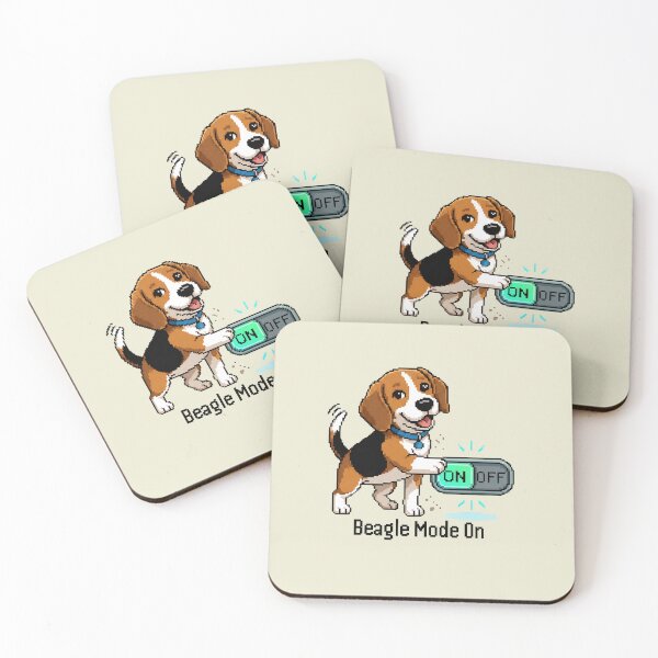 Item preview, Beagle Mode On designed and sold by TeeHee Puns.