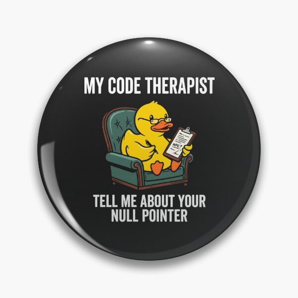Item preview, My Code Therapist Rubber Duck Software Engineer Programmer Life designed and sold by SplashTastic.