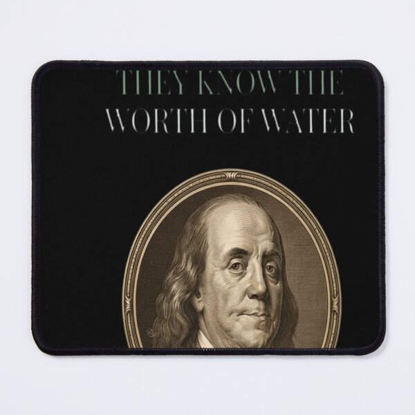 Item preview, Benjamin Franklin - When the well is dry, designed and sold by scelzokurthl.