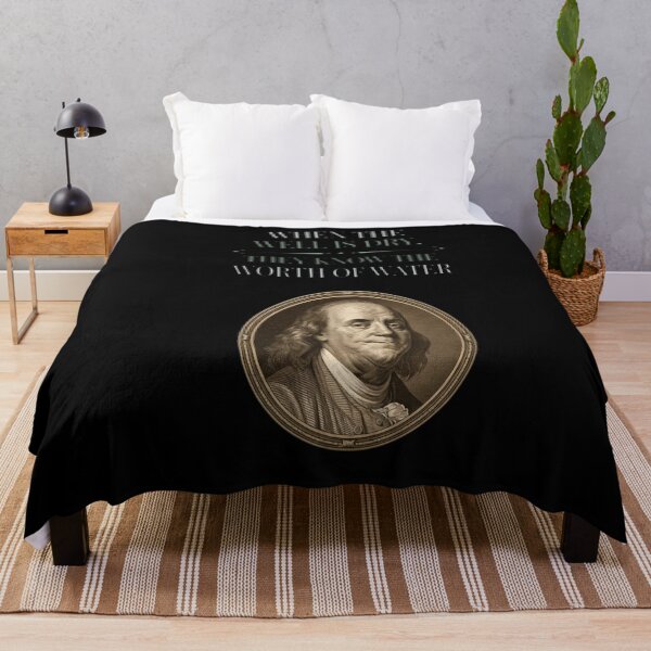 Item preview, Benjamin Franklin - When the well is dry, designed and sold by scelzokurthl.