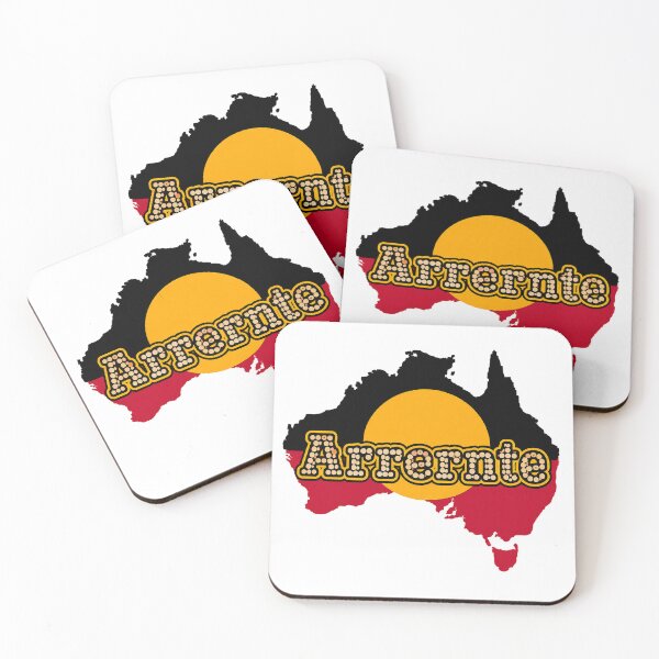 Item preview, Arrernte Country – Indigenous-Inspired Australian Map Art designed and sold by Indigenous-Aus.