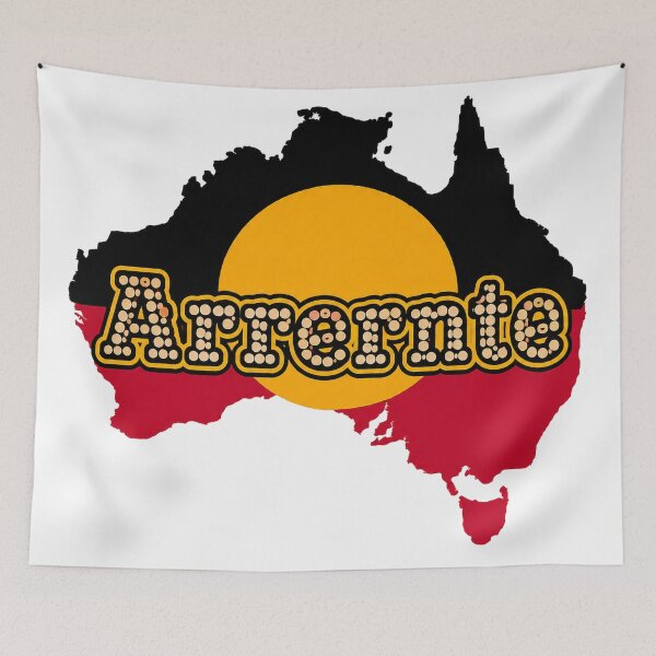 Item preview, Arrernte Country – Indigenous-Inspired Australian Map Art designed and sold by Indigenous-Aus.