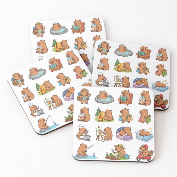 Item preview, a cute capybara designed and sold by SoraPetals.