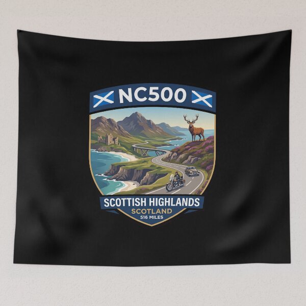 Item preview, NC500 Scottish Highlands Journey designed and sold by enzoade.