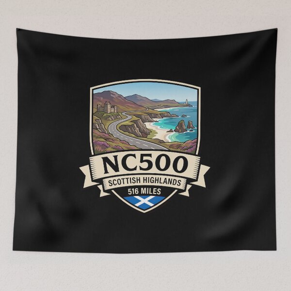 Item preview, NC500 Legendary Driving Route designed and sold by enzoade.