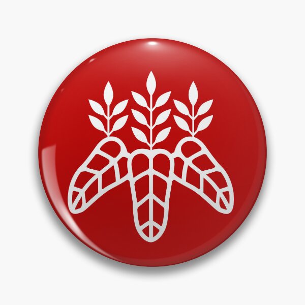 Item preview, Taiko Kiri Toyotomi Hideyoshi Samurai Emblem White Red / Japanese Crest  designed and sold by 戦国まーけっと SENGOKU MARKET.
