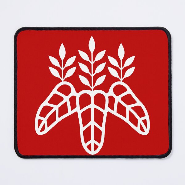 Item preview, Taiko Kiri Toyotomi Hideyoshi Samurai Emblem White Red / Japanese Crest designed and sold by 戦国まーけっと SENGOKU MARKET.