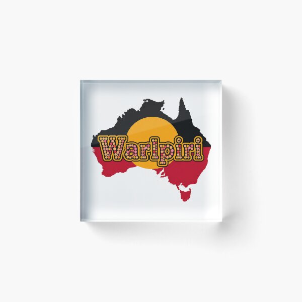 Item preview, Warlpiri Country – Indigenous-Inspired Australian Map Art designed and sold by Indigenous-Aus.