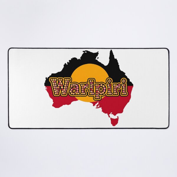 Item preview, Warlpiri Country – Indigenous-Inspired Australian Map Art designed and sold by Indigenous-Aus.