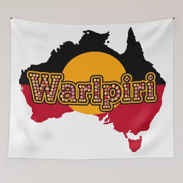 Item preview, Warlpiri Country – Indigenous-Inspired Australian Map Art designed and sold by Indigenous-Aus.