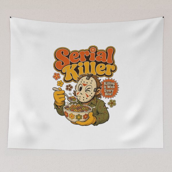 Item preview, Retro Cereal Killer Vintage Cartoon Character Art designed and sold by @VIRAT DESIGNER@.