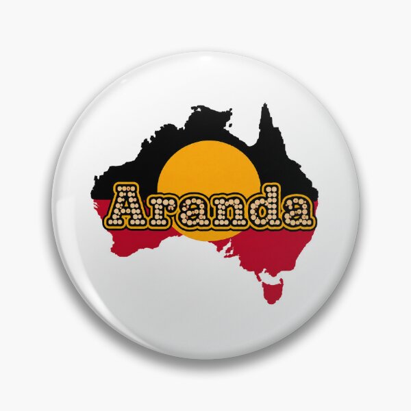 Item preview, Aranda Country – Indigenous-Inspired Australian Map Art designed and sold by Indigenous-Aus.