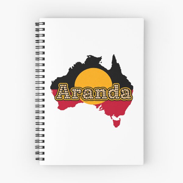 Item preview, Aranda Country – Indigenous-Inspired Australian Map Art designed and sold by Indigenous-Aus.