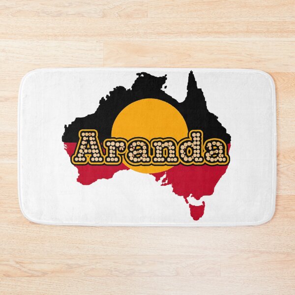 Item preview, Aranda Country – Indigenous-Inspired Australian Map Art designed and sold by Indigenous-Aus.