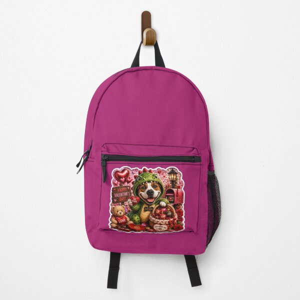 Item preview, Snappyzaurus Valentine's Day Sticker | Cute Dinosaur Dog designed and sold by Collins Design.