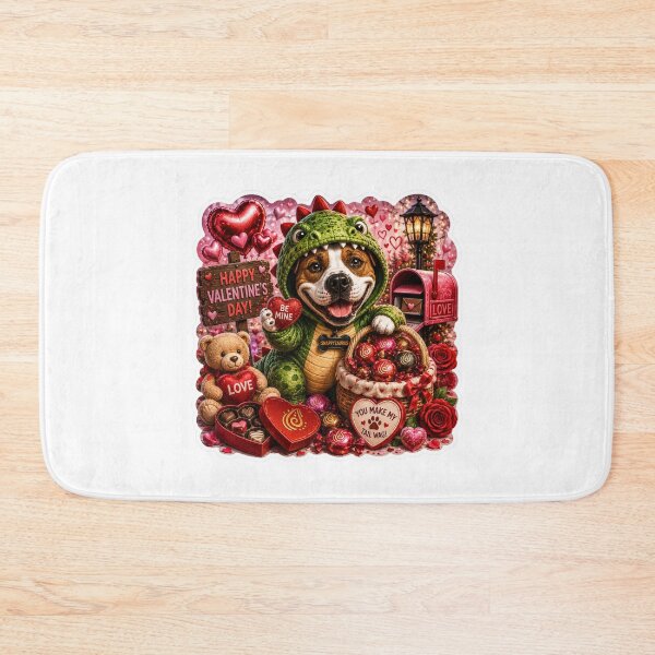 Item preview, Snappyzaurus Valentine's Day Sticker | Cute Dinosaur Dog designed and sold by Collins Design.