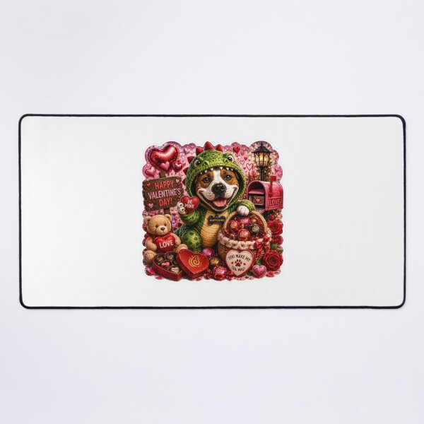 Item preview, Snappyzaurus Valentine's Day Sticker | Cute Dinosaur Dog designed and sold by Collins Design.