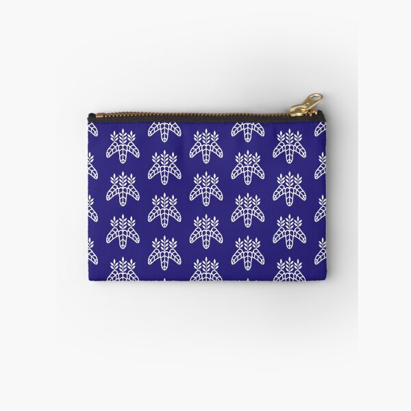 Item preview, Taiko Kiri Toyotomi Hideyoshi Samurai Emblem White Blue Tile / Japanese Crest  designed and sold by 戦国まーけっと SENGOKU MARKET.