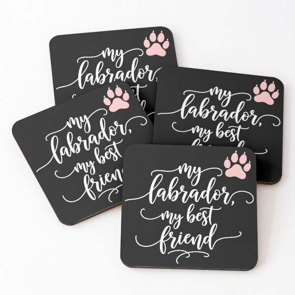 Item preview, My Labrador My Best Friend Paw Print Quote designed and sold by SoyLamderma.