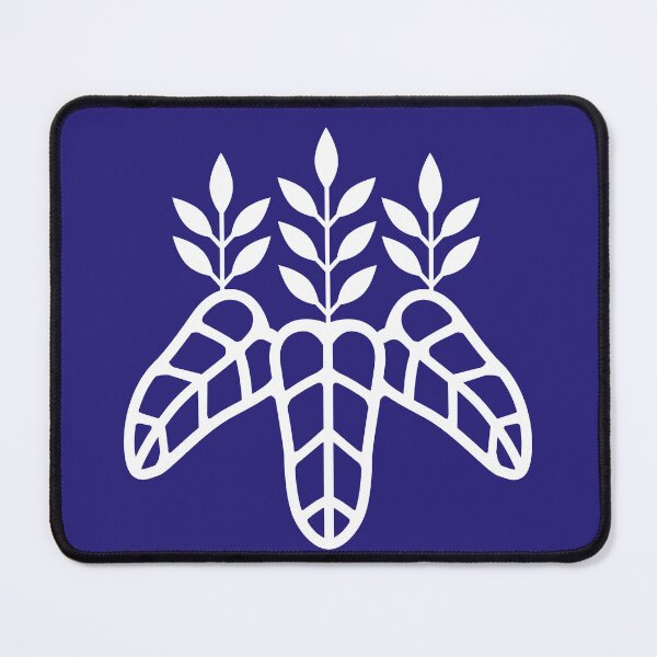 Item preview, Taiko Kiri Toyotomi Hideyoshi Samurai Emblem White Blue / Japanese Crest designed and sold by 戦国まーけっと SENGOKU MARKET.