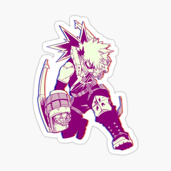 Bakugou splosion design Sticker