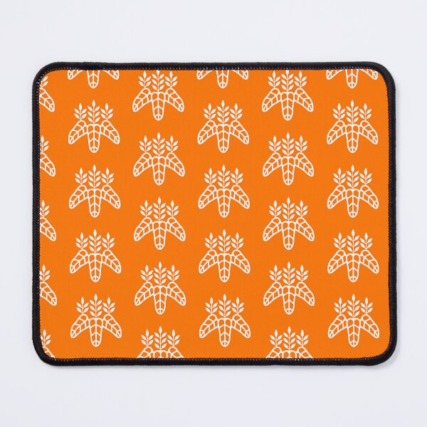 Item preview, Taiko Kiri Toyotomi Hideyoshi Samurai Emblem White Orange Tile / Japanese Crest  designed and sold by 戦国まーけっと SENGOKU MARKET.