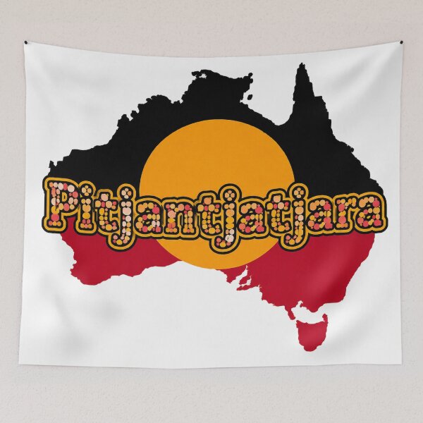Item preview, Pitjantjatjara Country – Indigenous-Inspired Australian Map Art designed and sold by Indigenous-Aus.