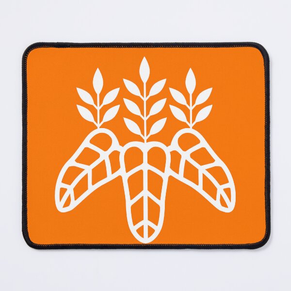 Item preview, Taiko Kiri Toyotomi Hideyoshi Samurai Emblem White Orange / Japanese Crest designed and sold by 戦国まーけっと SENGOKU MARKET.