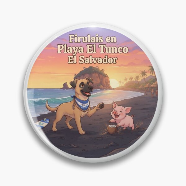 Item preview, Firulais at El Tunco Beach designed and sold by robsorbar.