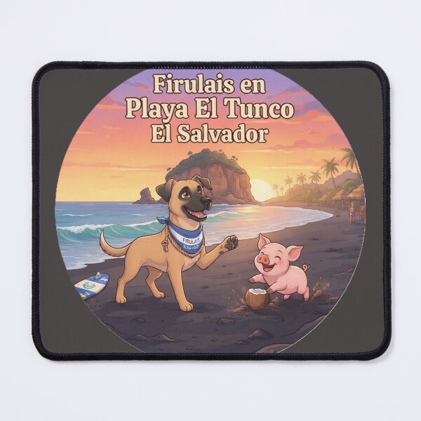 Item preview, Firulais at El Tunco Beach designed and sold by robsorbar.