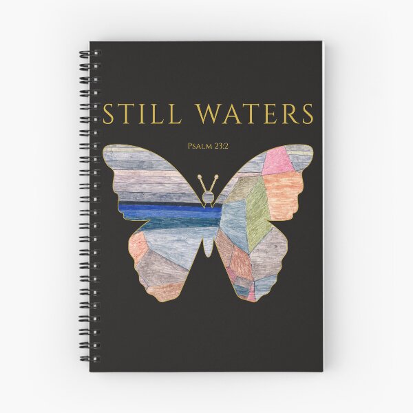 Item preview, Still Waters Butterfly Christian Art Scripture Faith Gift Many Parts One Beauty Psalm 23 2 designed and sold by KittenAndCo.