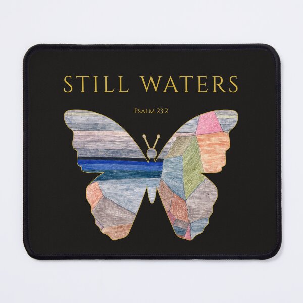 Item preview, Still Waters Butterfly Christian Art Scripture Faith Gift Many Parts One Beauty Psalm 23 2 designed and sold by KittenAndCo.
