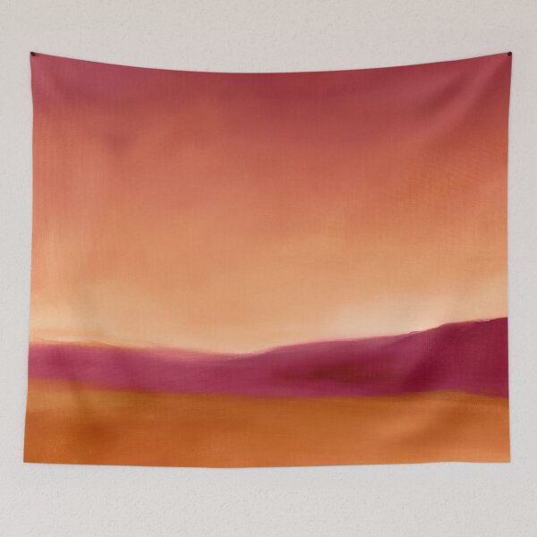 Item preview, Warm Sunset Horizon Abstract Landscape designed and sold by trajeado14.