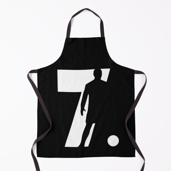Item preview, Cristiano Ronaldo Shadow Number 7 Black & White Football Graphic T-Shirt designed and sold by RajDeals.