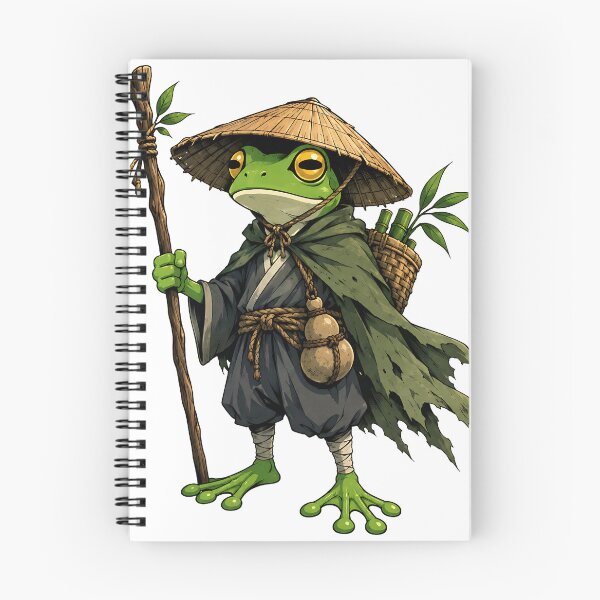 Item preview, Anime Style Frog Ronin Monk   designed and sold by Jaideep Walia.