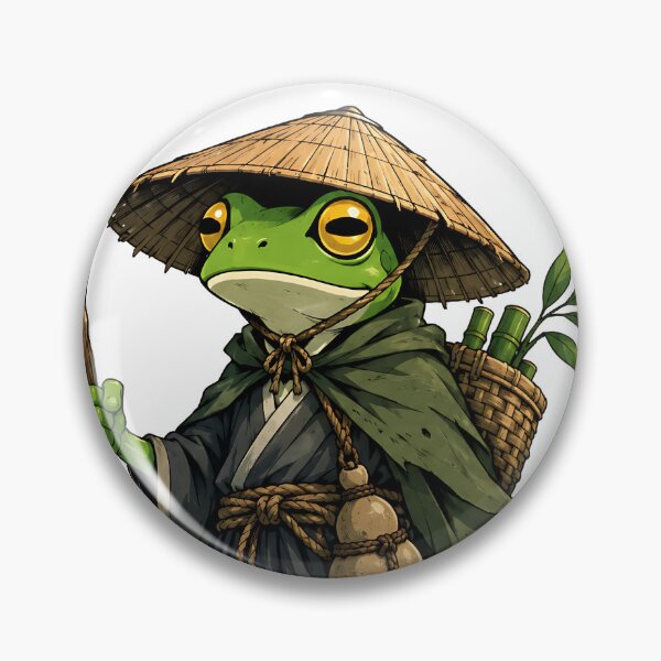 Item preview, Anime Style Frog Ronin Monk   designed and sold by Jaideep Walia.