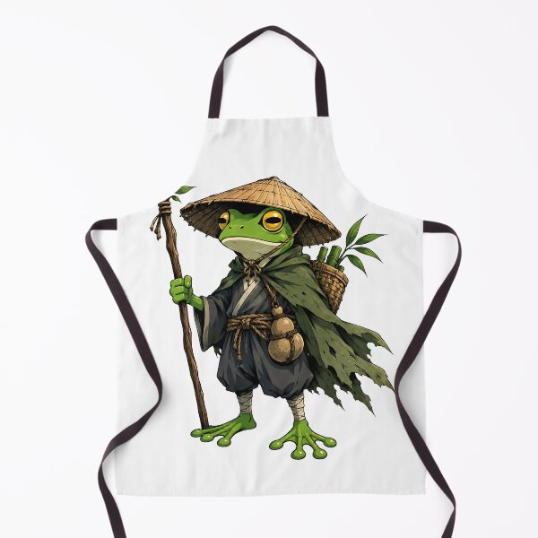 Item preview, Anime Style Frog Ronin Monk designed and sold by Jaideep Walia.