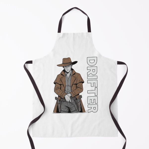 Item preview, Drifter Vintage Cowboy Gunslinger Western Outlaw Graphic T-Shirt designed and sold by StickerNestYou.