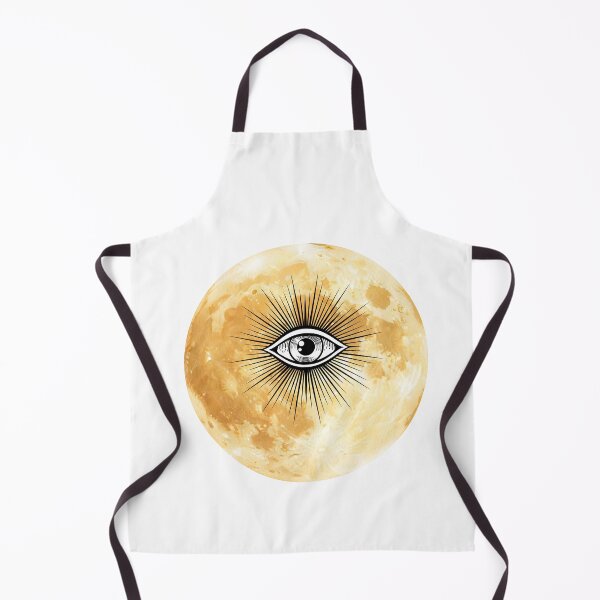 Item preview, Mystic Eye Full Moon Celestial Occult Artwork designed and sold by DearBunnyArt.
