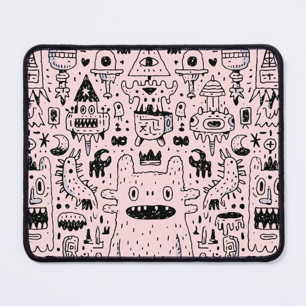 Item preview, Whimsical Abstract Monster World Doodle designed and sold by Romgora.