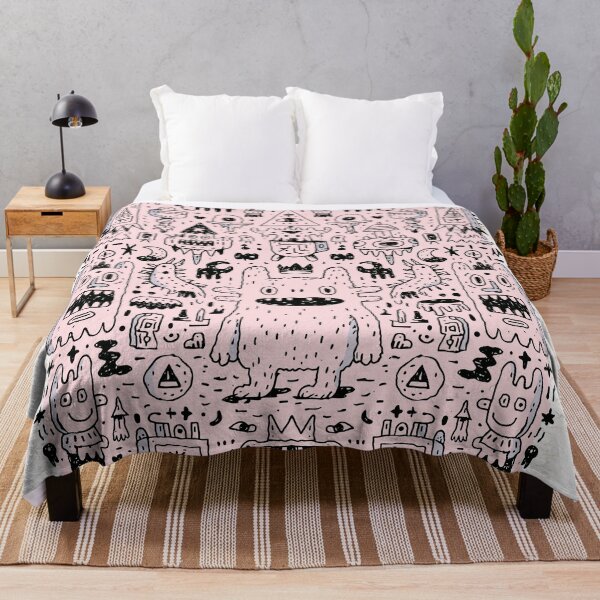 Item preview, Whimsical Abstract Monster World Doodle designed and sold by Romgora.