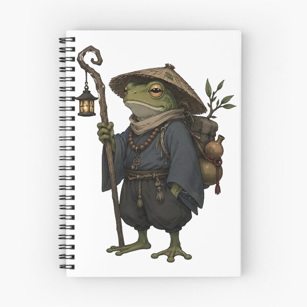 Item preview, Japanese Frog Monk with Lantern   designed and sold by Jaideep Walia.