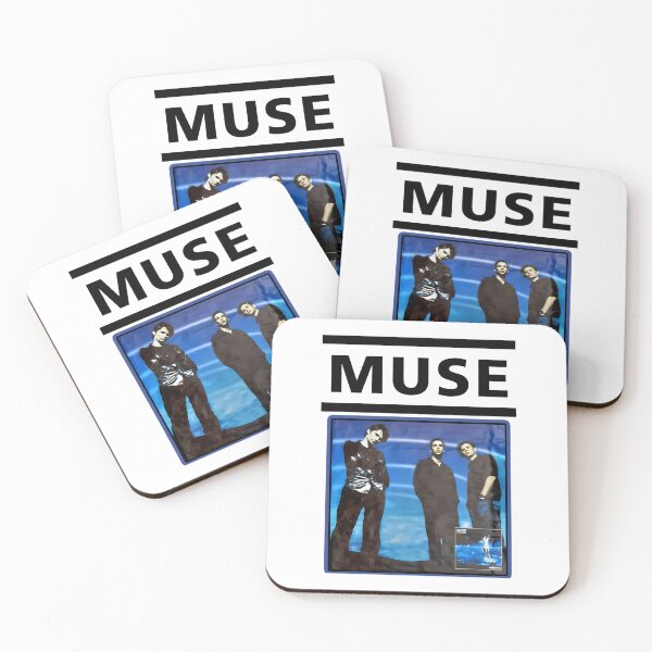 Artikelvorschau, Muse Showbiz Era Poster mit blauem Rahmen entworfen und verkauft von uraestheticshop.